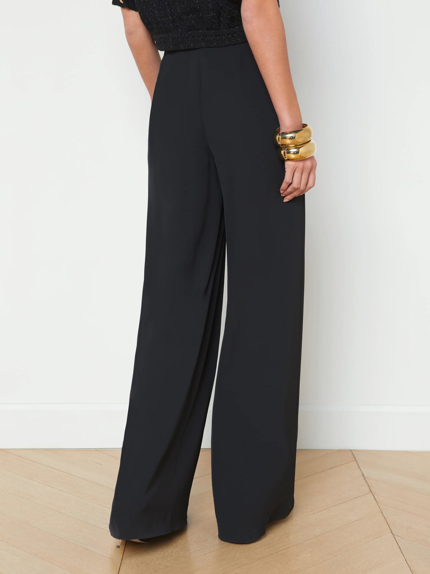 Nova Pleated Wide-Leg Pant