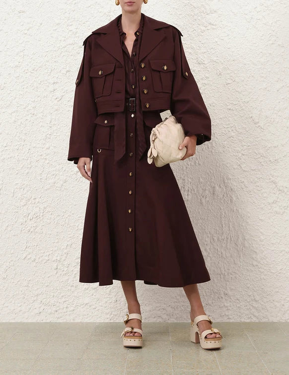 Luna Wool Cargo Jacket
