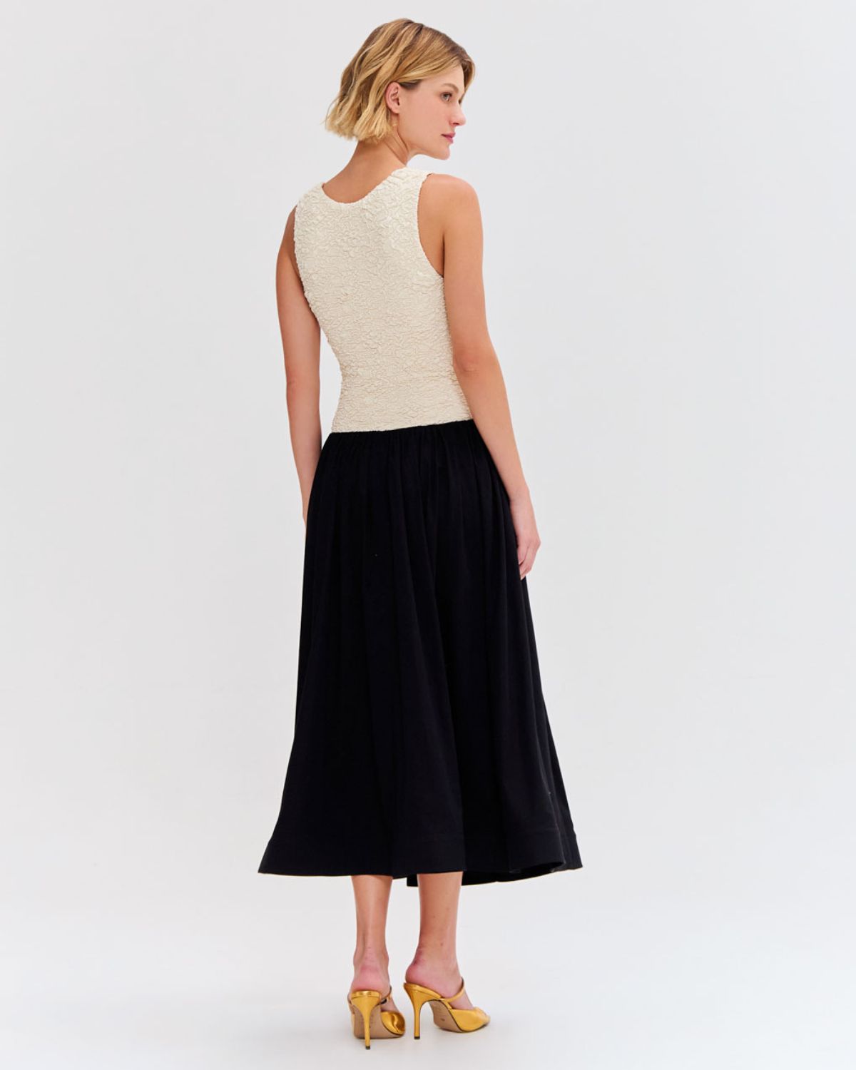 Papillon Jacquard Midi Dress