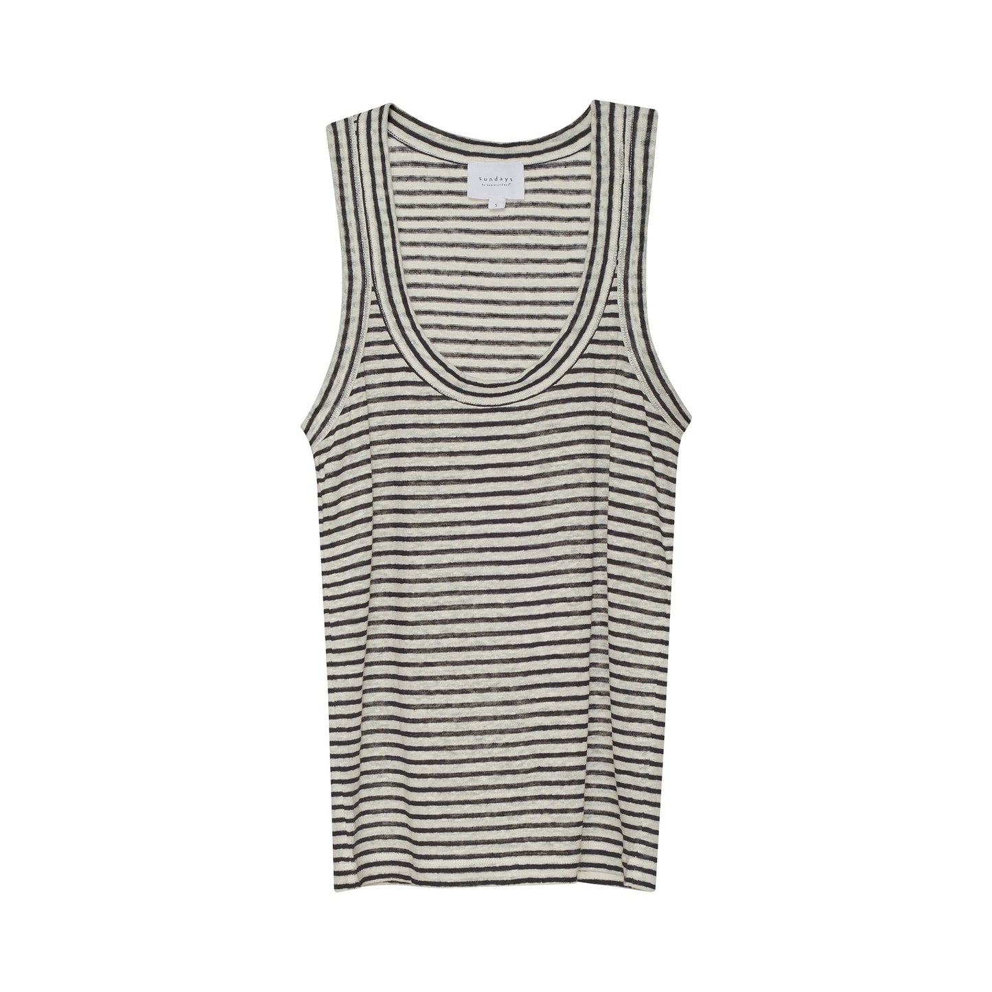 Stripe Linen Danny Tank