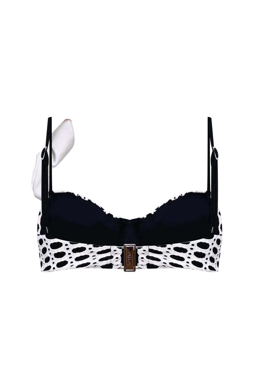 Selene Mesh Color Block Bikini Top