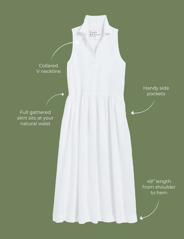 Daphne Sleeveless Popover Dress