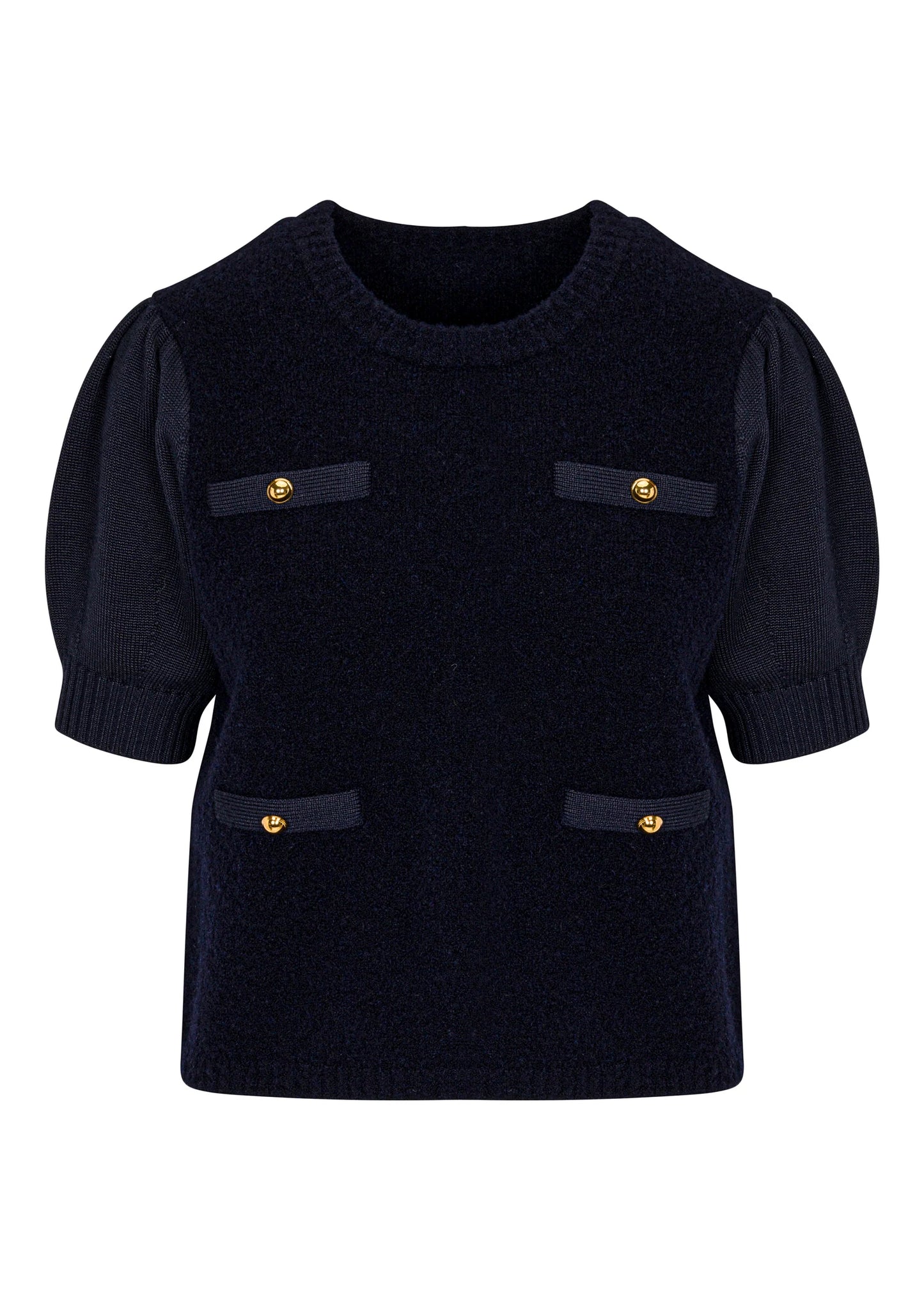 Boucle Texture Lady Pullover