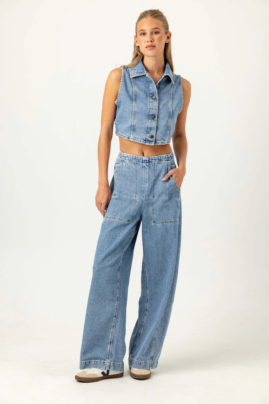 Denim Porter Pants