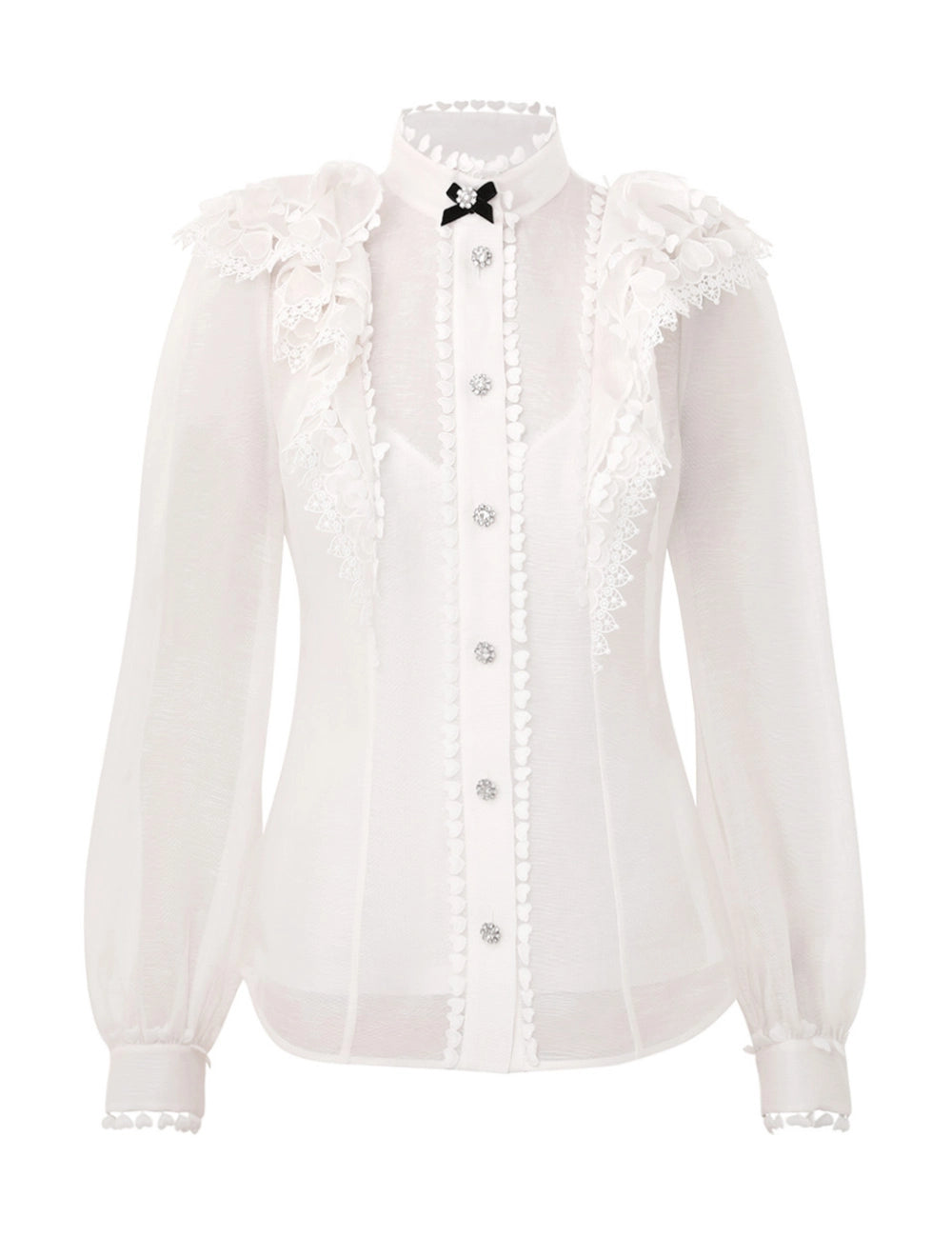 Crush Heart Embellished Blouse