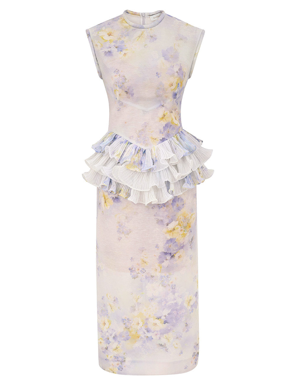 Crush Frill Midi Dress