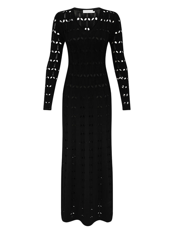 Rhiannon Pointelle Maxi Dress