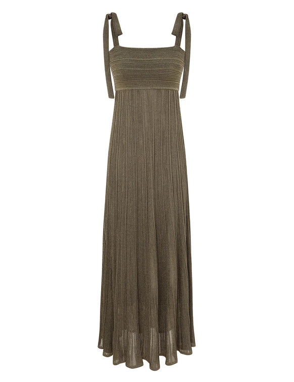 Wanderlust Metallic Maxi Dress