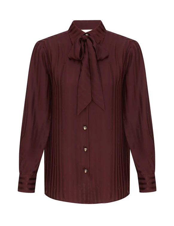 Luna Jacquard Relaxed Shirt