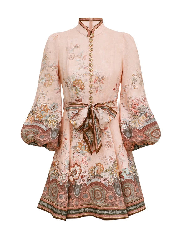 Alchemy Button Mini Dress