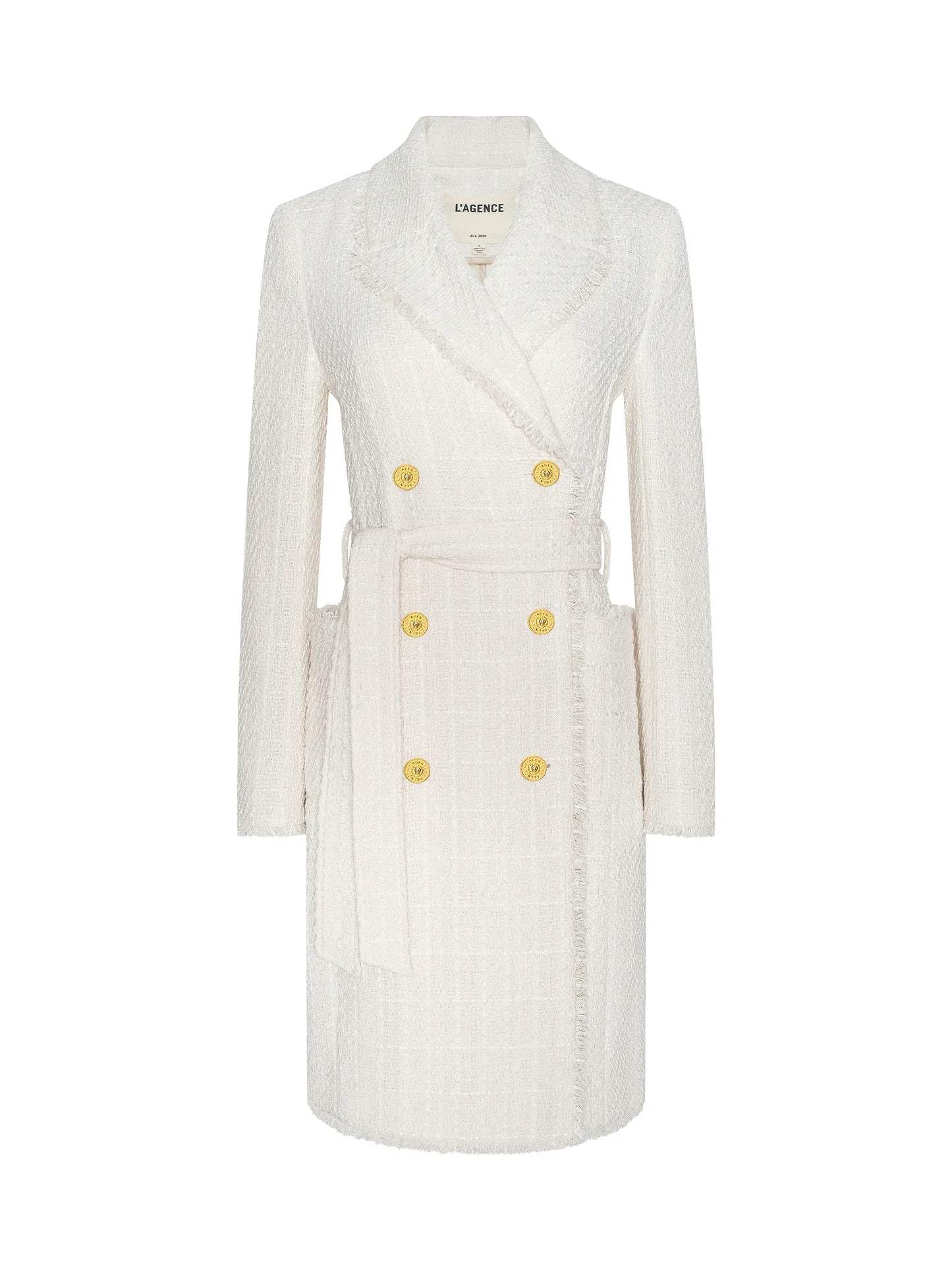 Cooper Tweed Trench Coat