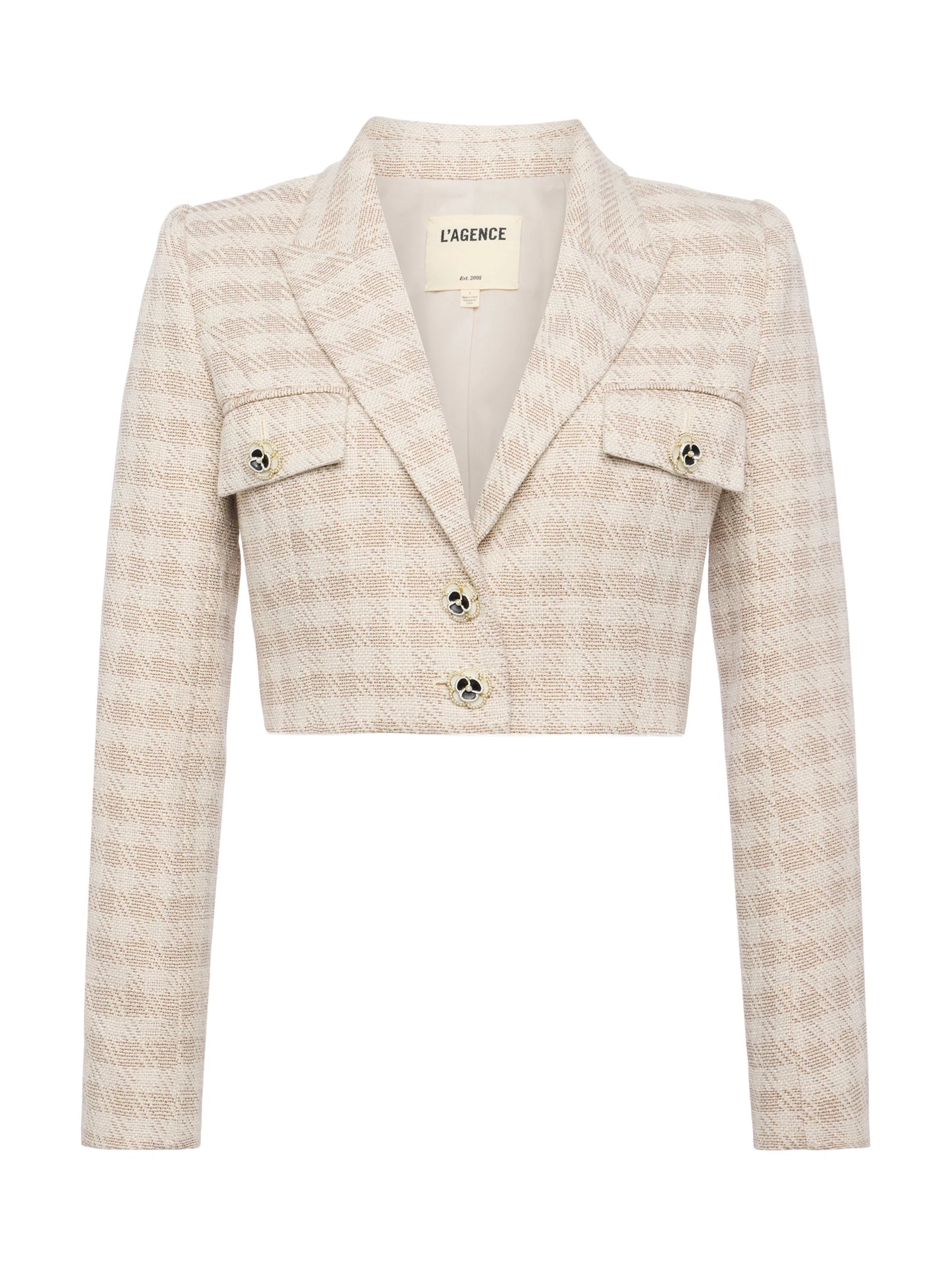 Maura Cropped Tweed Jacket