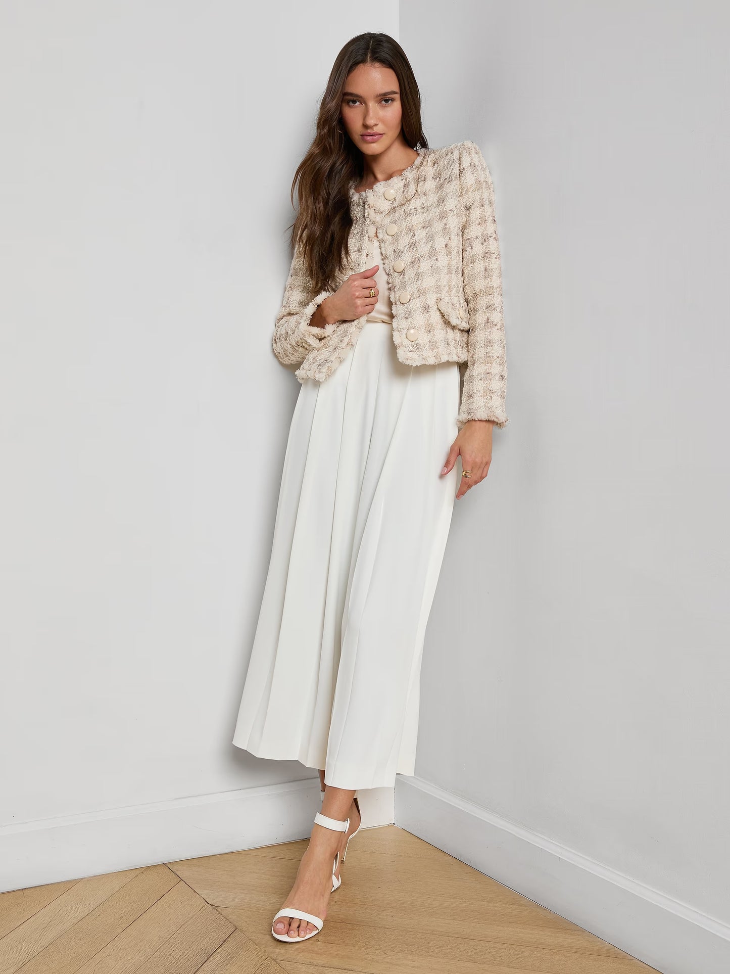 Zell Houndstooth Tweed Jacket