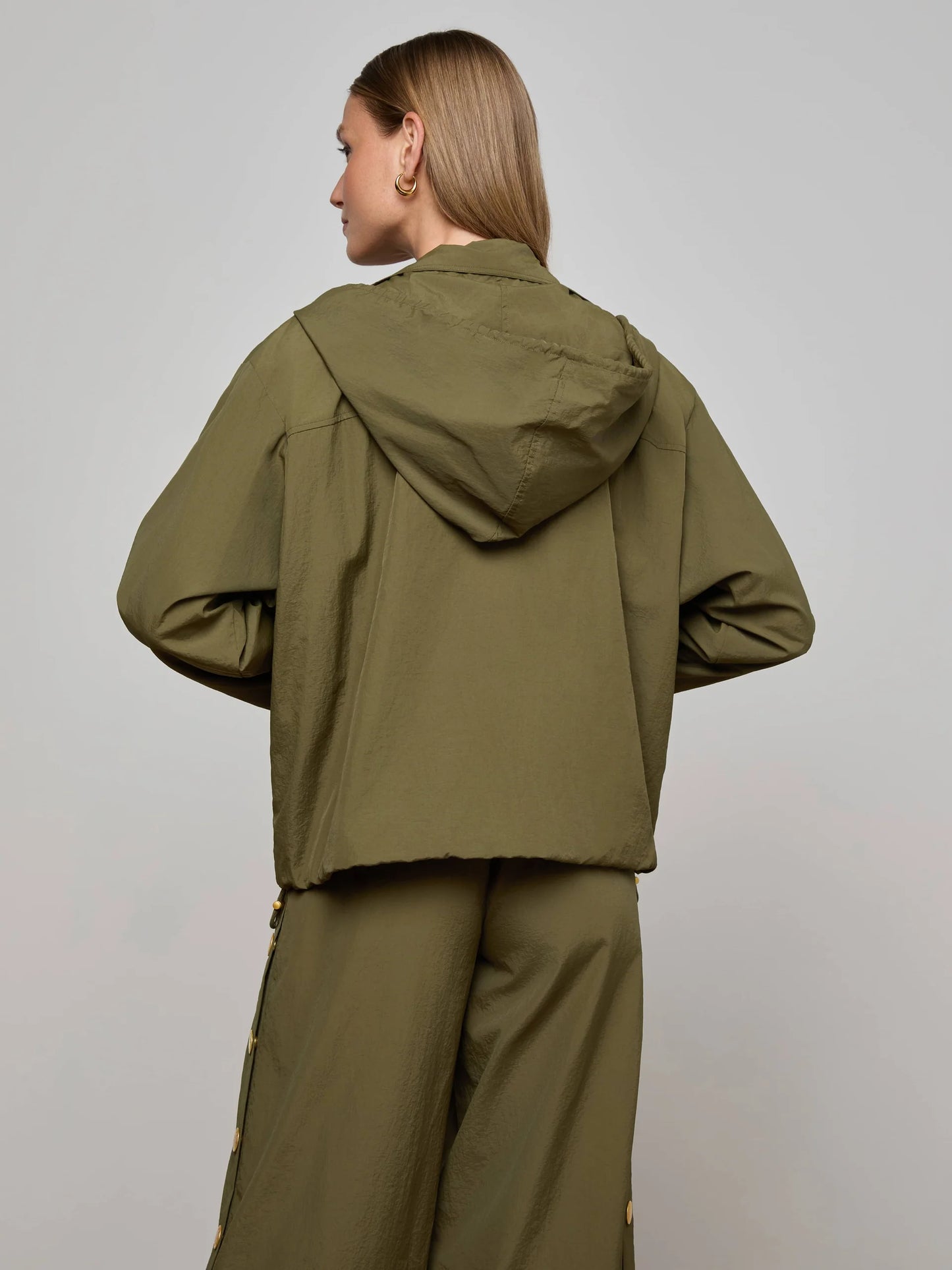 Geovana Hooded Windbreaker