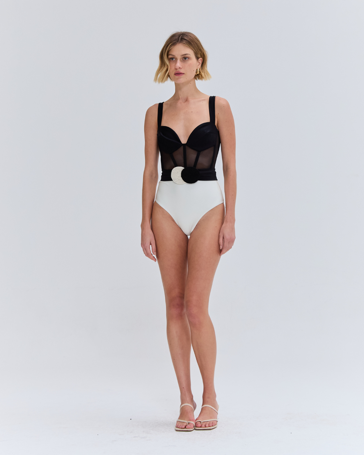 Jersey Sands Corset Bodysuit