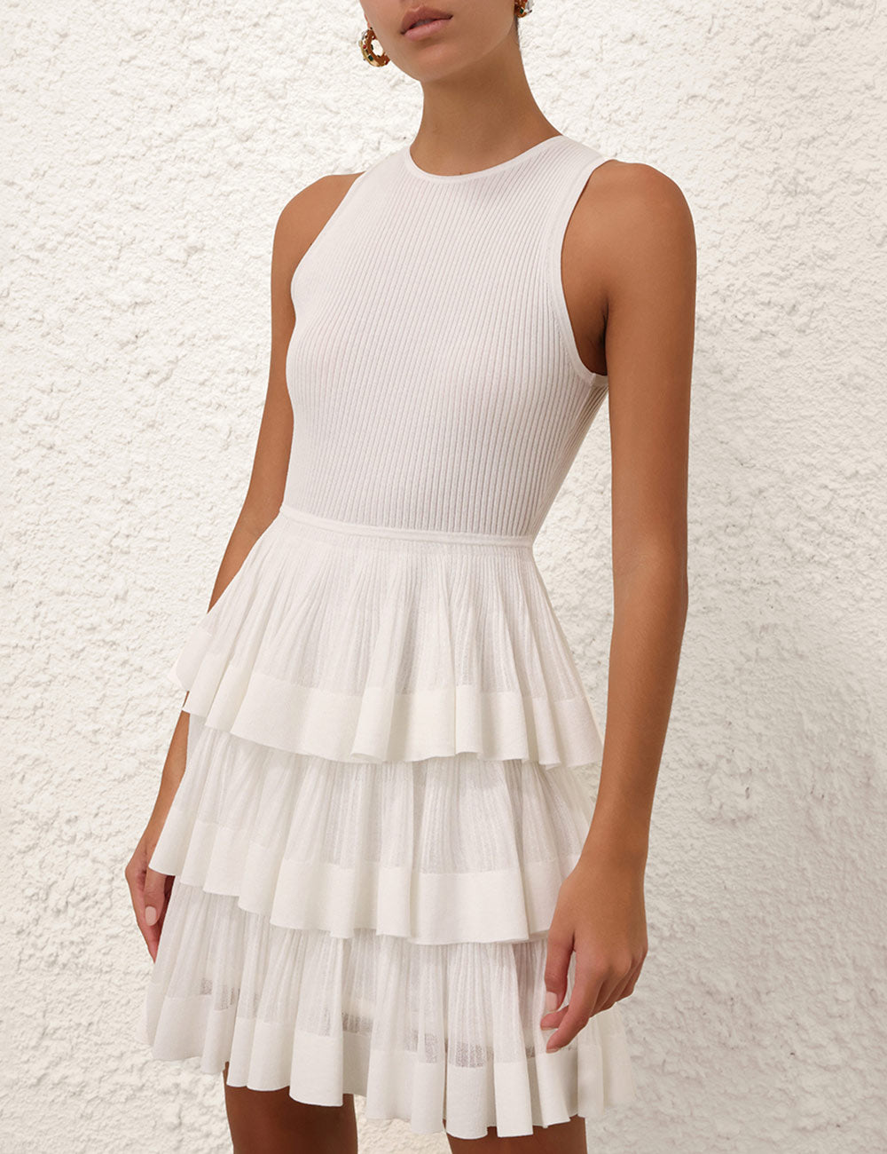 Crush Ruffled Mini Dress