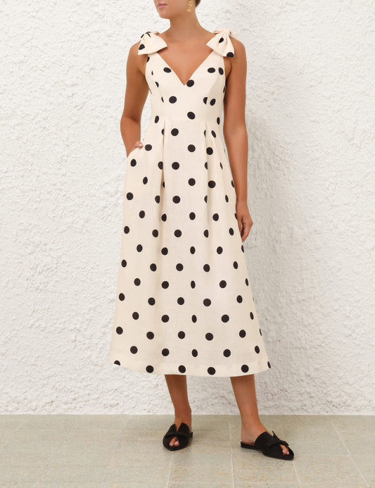 Crush V-Neck Midi Dress