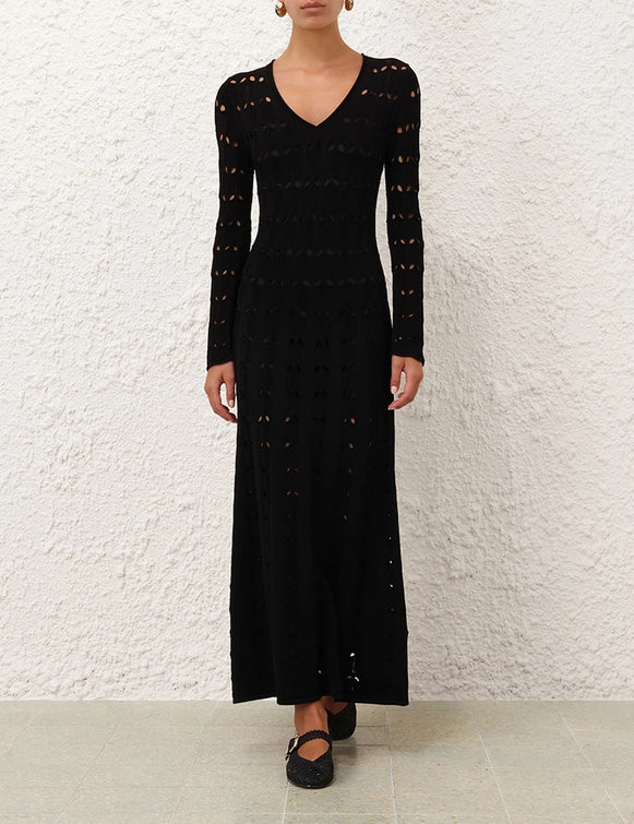 Rhiannon Pointelle Maxi Dress