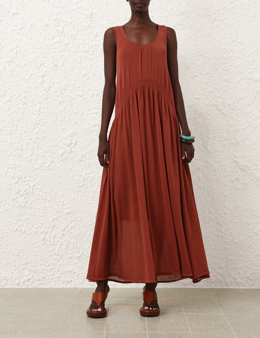 Illuminate Gathered Maxi Dress
