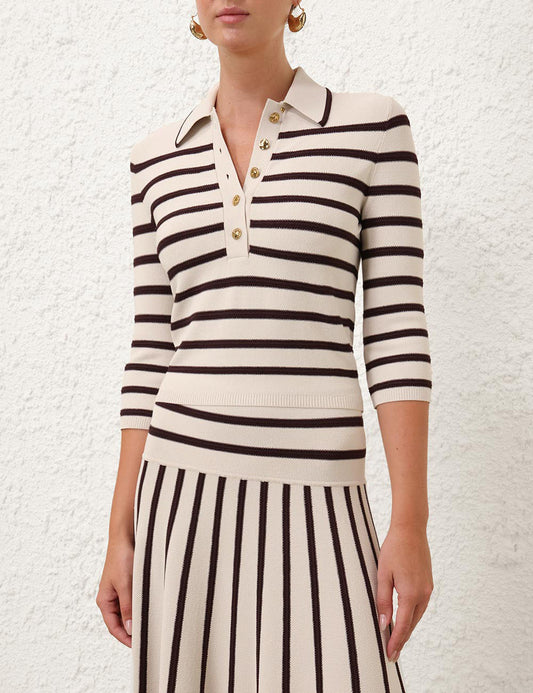 Illuminate Stripe Polo