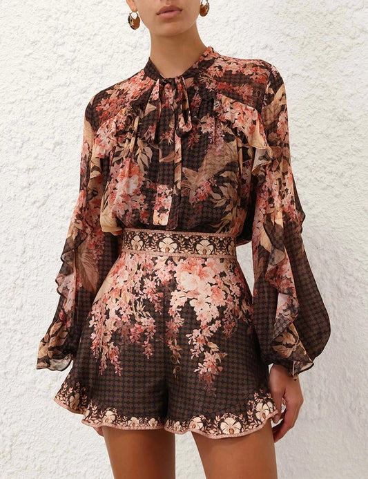 Illuminate Flutter Blouse