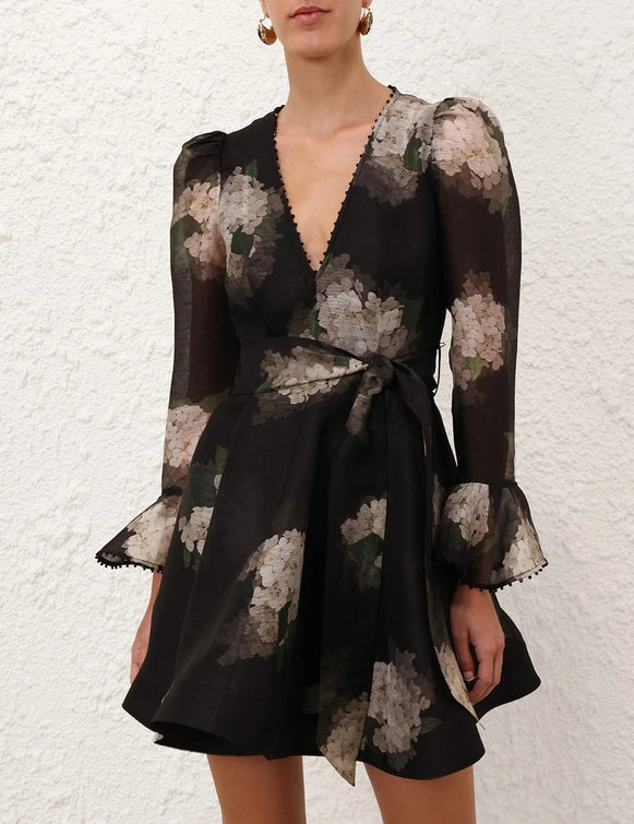 Balance Long Sleeve Mini Dress