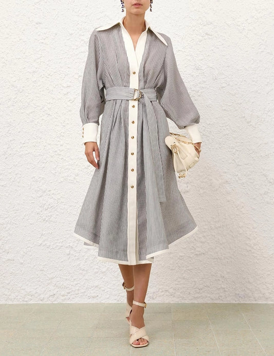 Hypnotic Tuck Midi Dress