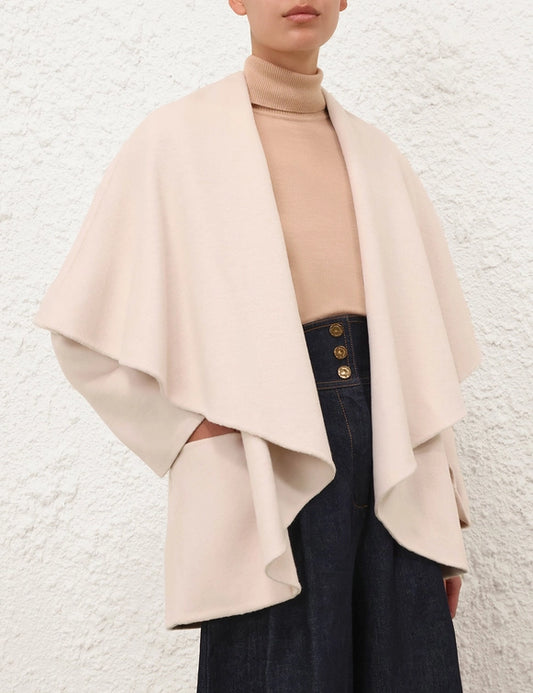 Rebellion Tie Neck Cape