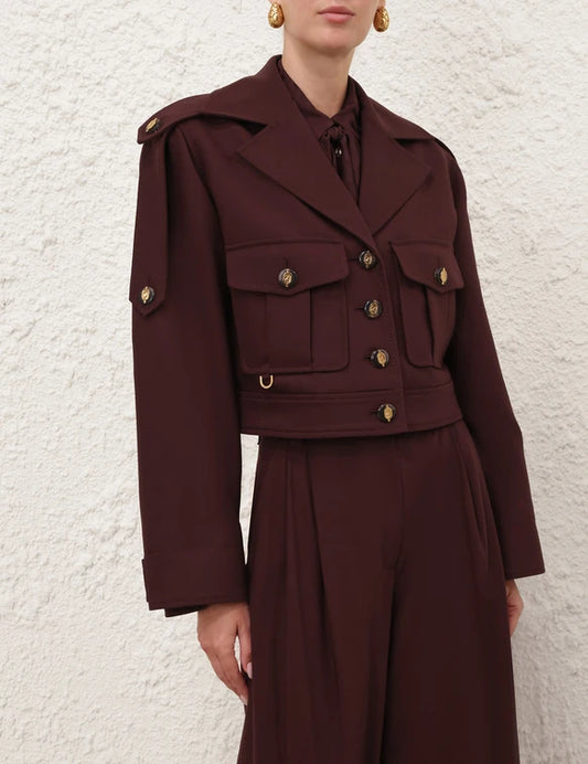 Luna Wool Cargo Jacket