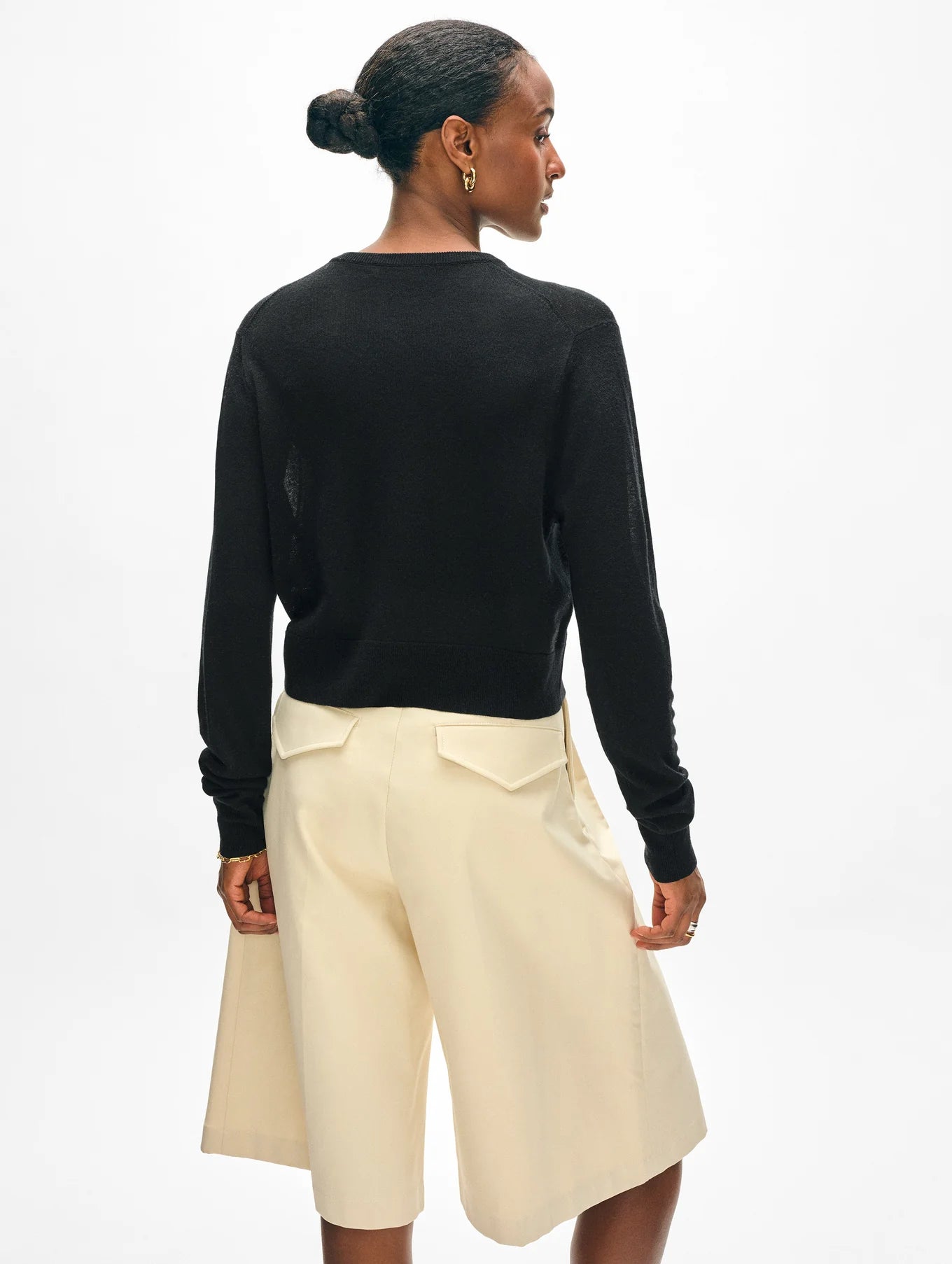 Superfine Cashmere Button Cardigan