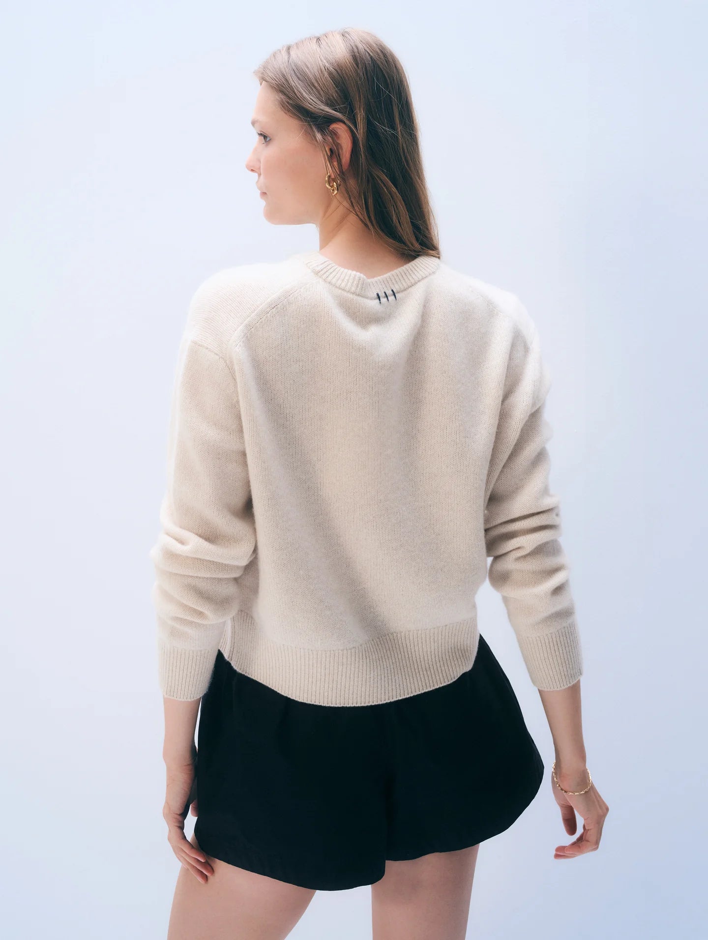 Cashmere Tennis Embroidered Sweatshirt