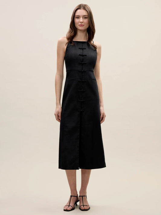 Beatrice Stretch Linen Dress