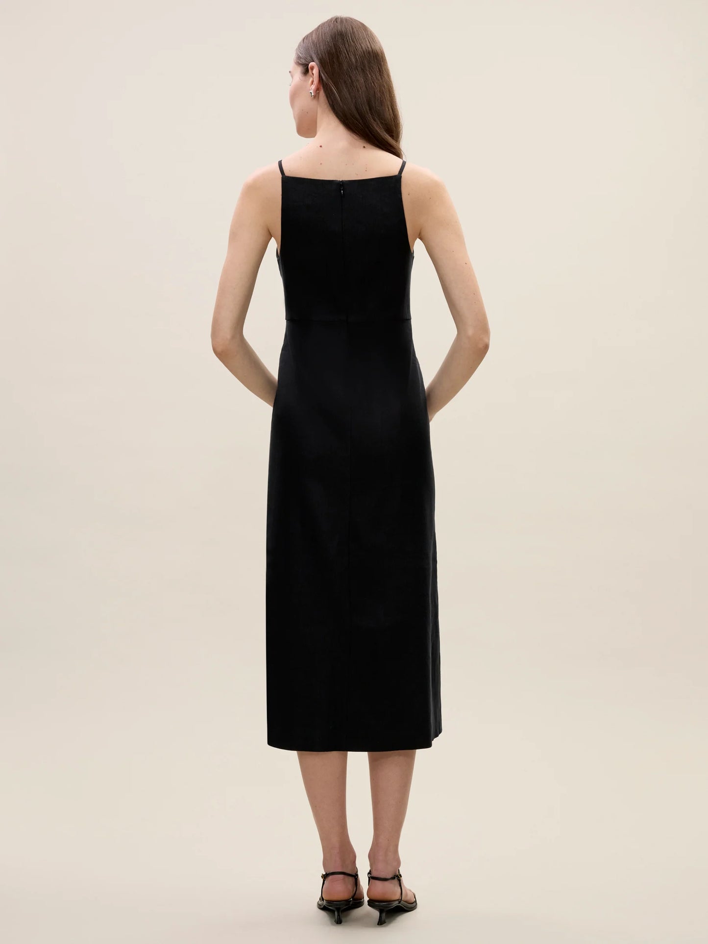 Beatrice Stretch Linen Dress