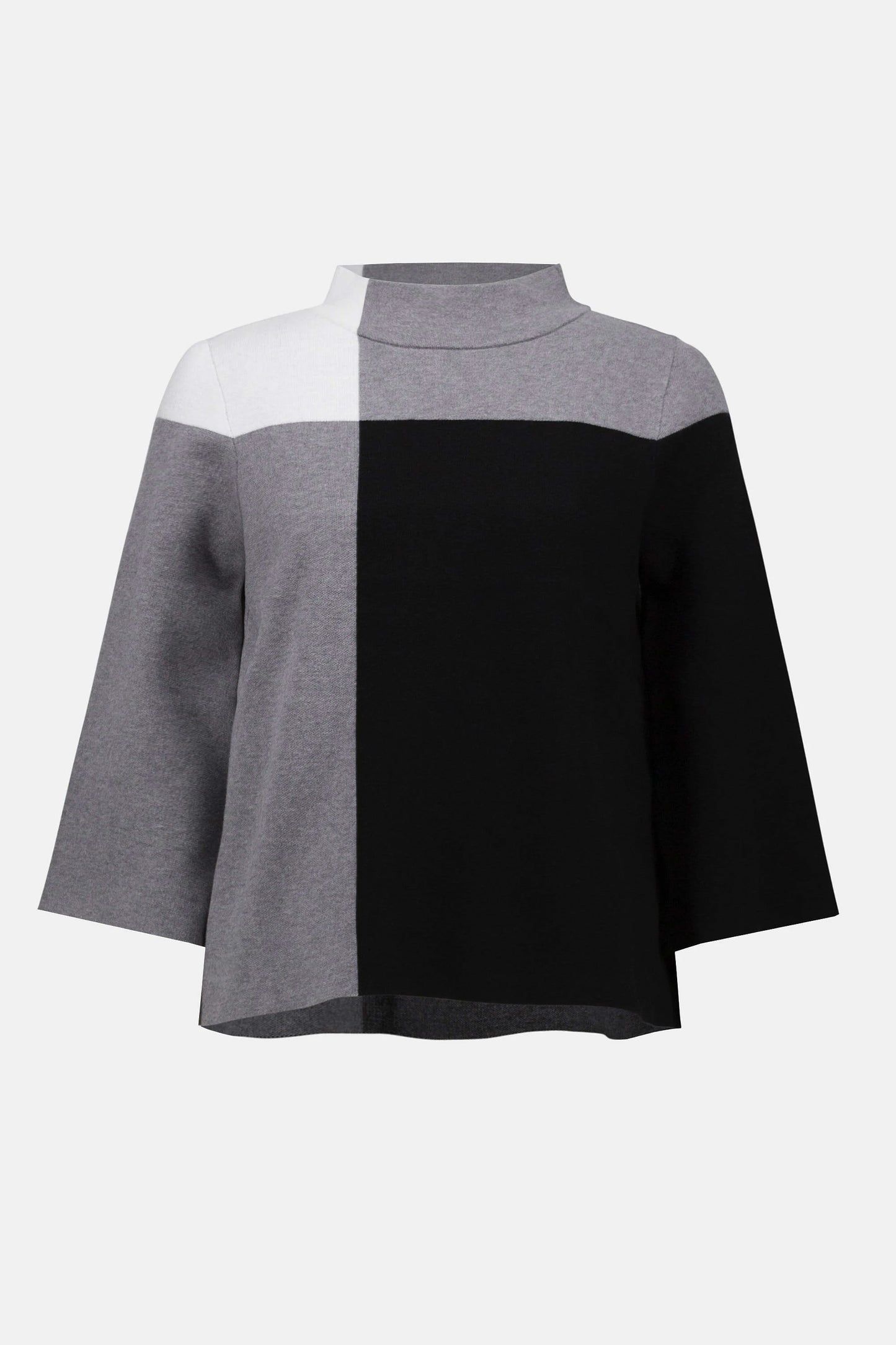 Jacquard Sweater Colour Block Pullover