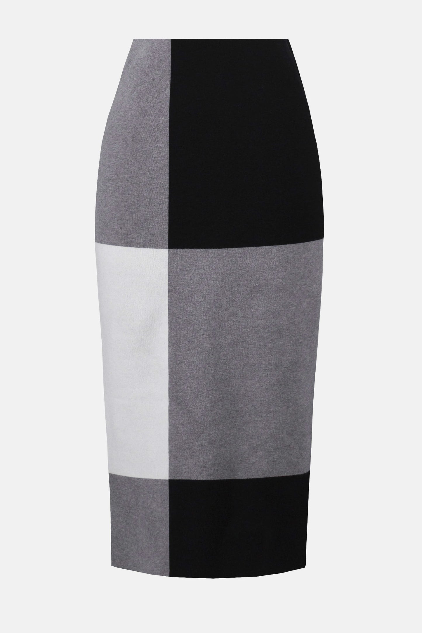 Jacquard Sweater Colour Block Skirt