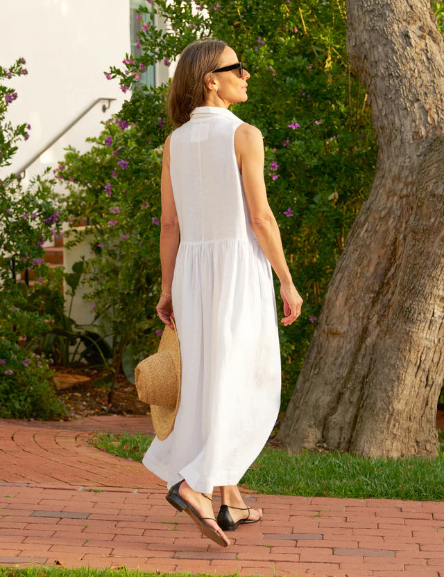 Daphne Sleeveless Popover Dress
