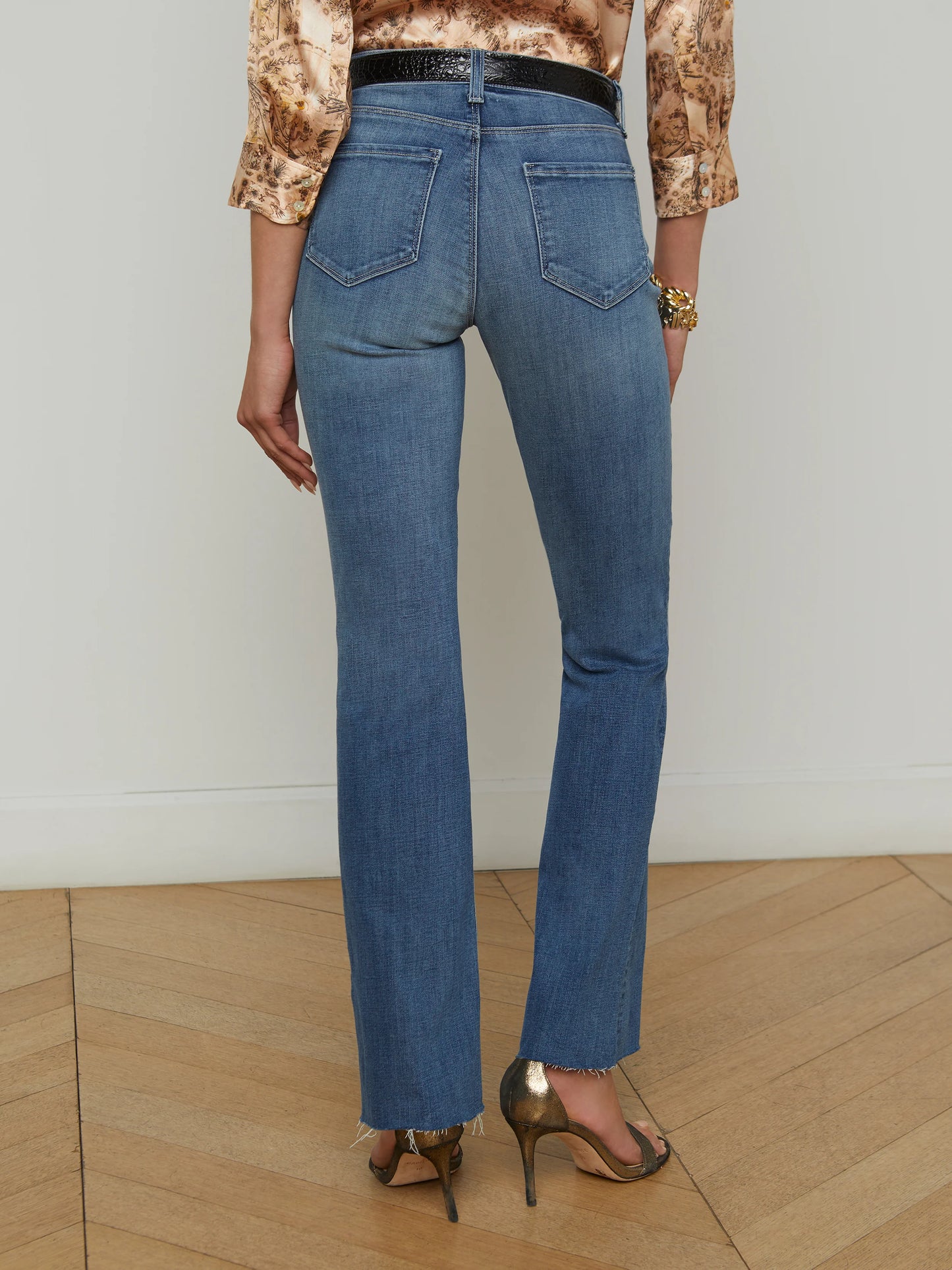 Sneeki Low-Rise Straight-Leg Jean