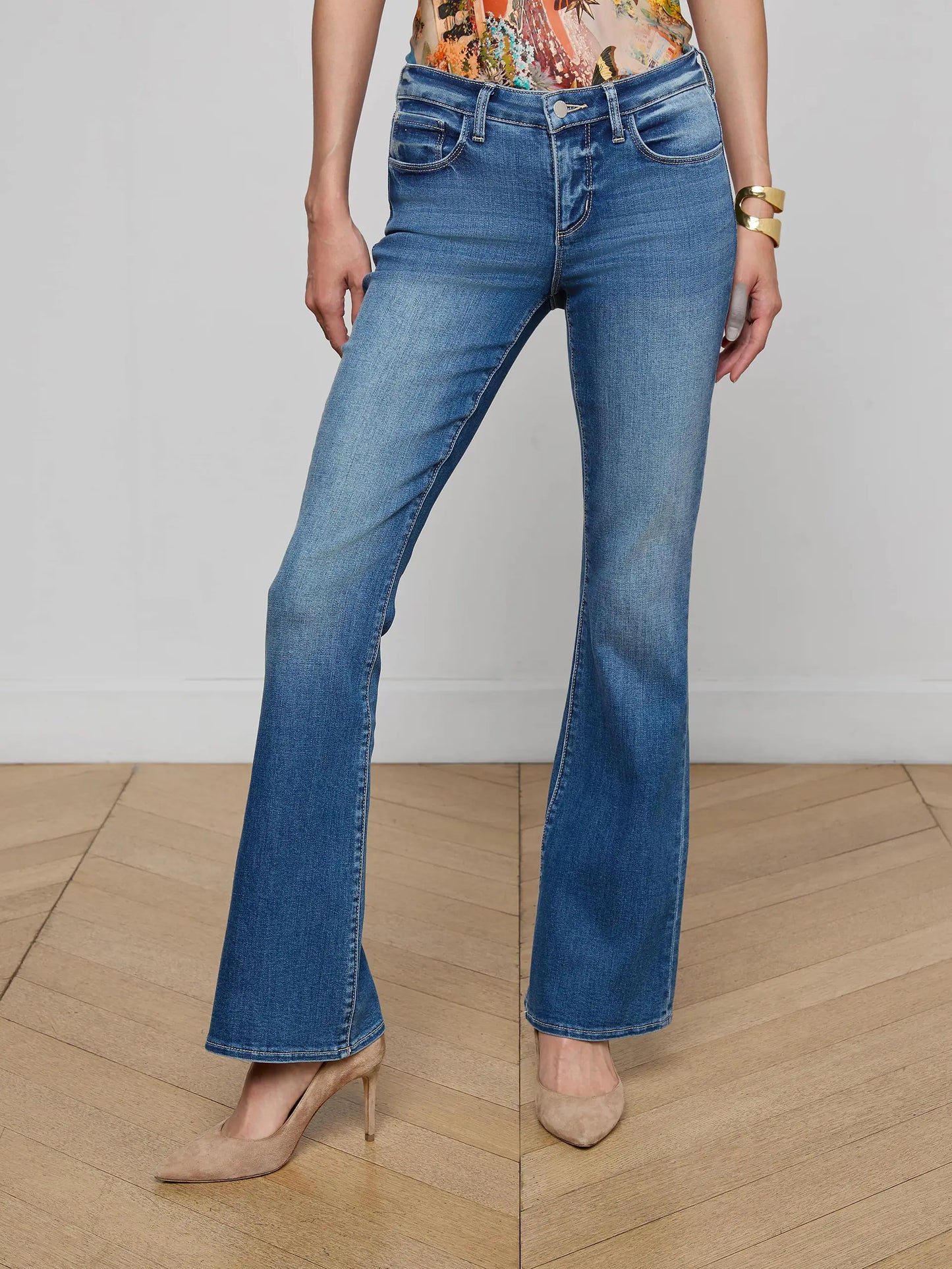Cara Low-Rise Bootcut Jean