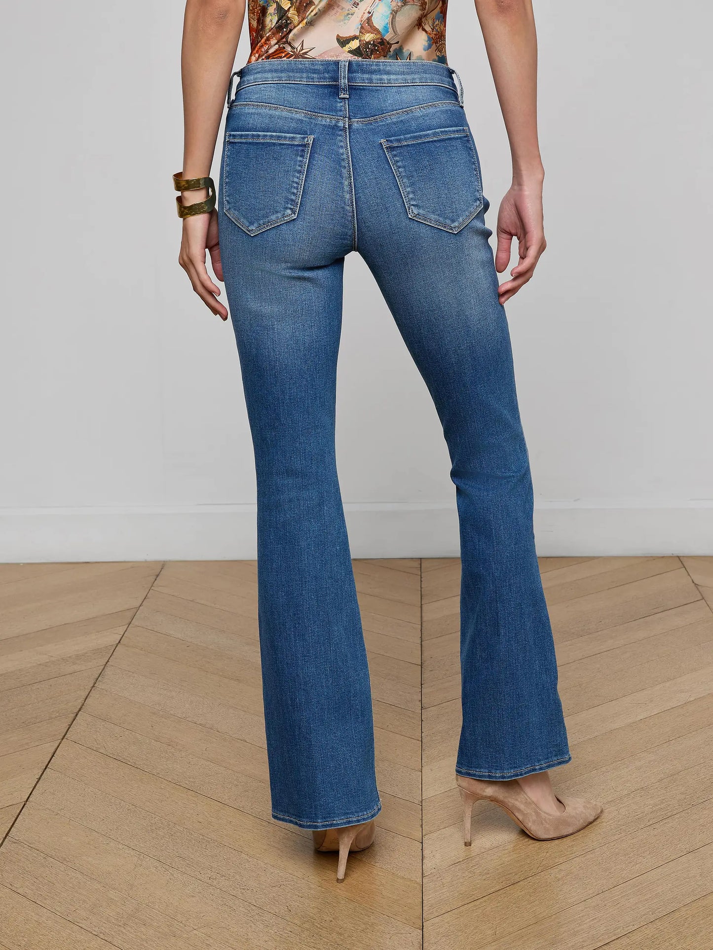 Cara Low-Rise Bootcut Jean