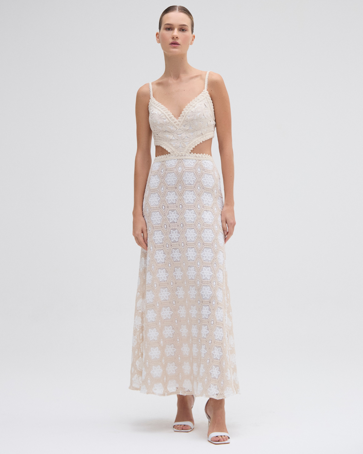 Natural Crochet Dress