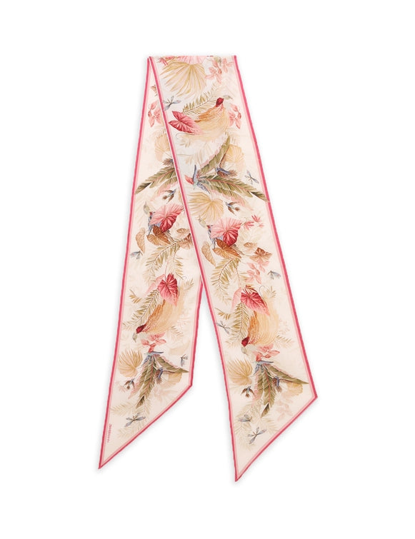 Printed Silk Neck Scarf