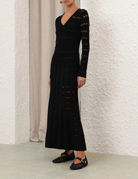 Rhiannon Pointelle Maxi Dress