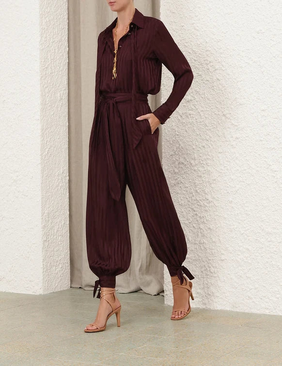 Luna Jacquard Harem Pant