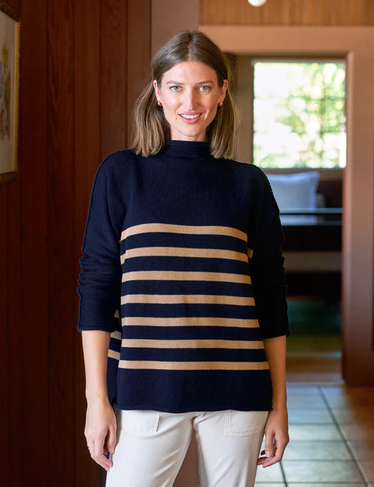 Monterey Rolled Funnel Neck Sweater