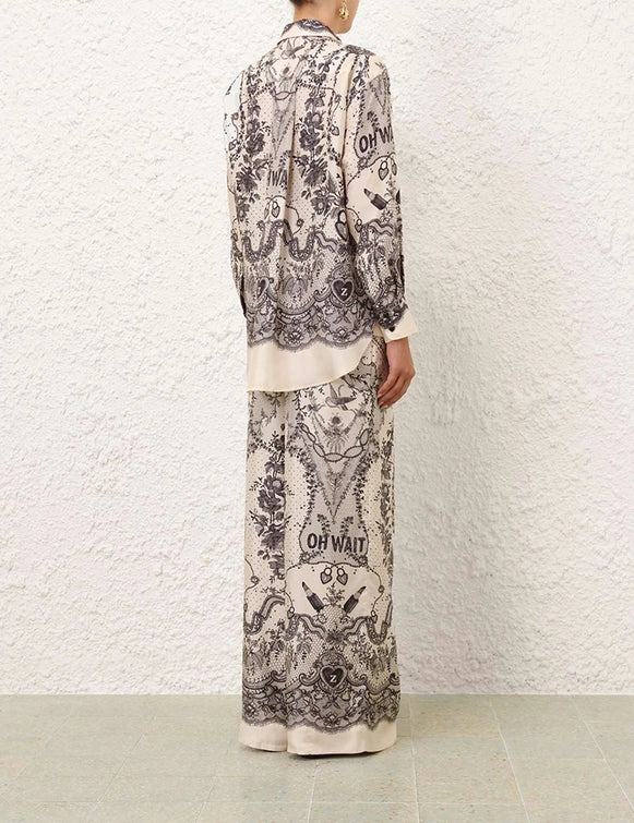 Crush Draw Waist Pant