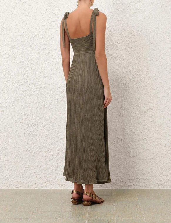 Wanderlust Metallic Maxi Dress