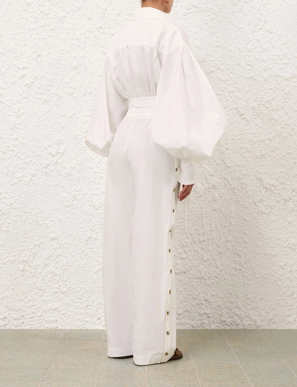 Rebellion Poplin Button Pant