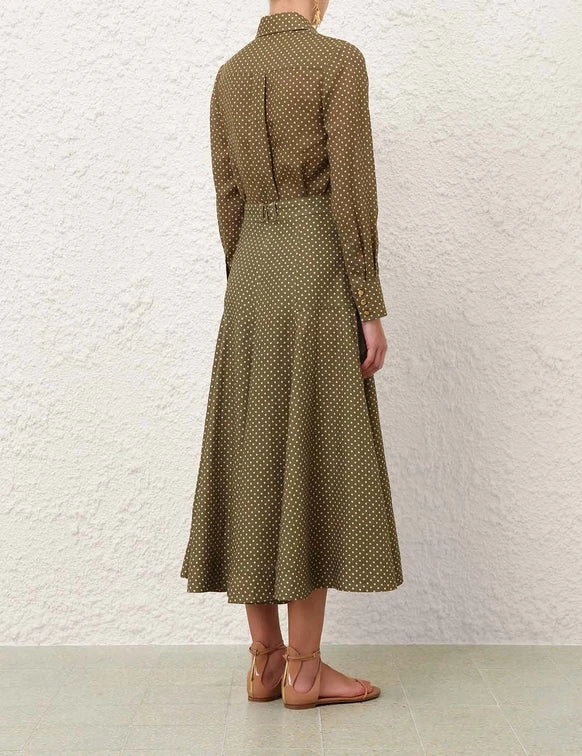 Luna Cargo Midi Skirt