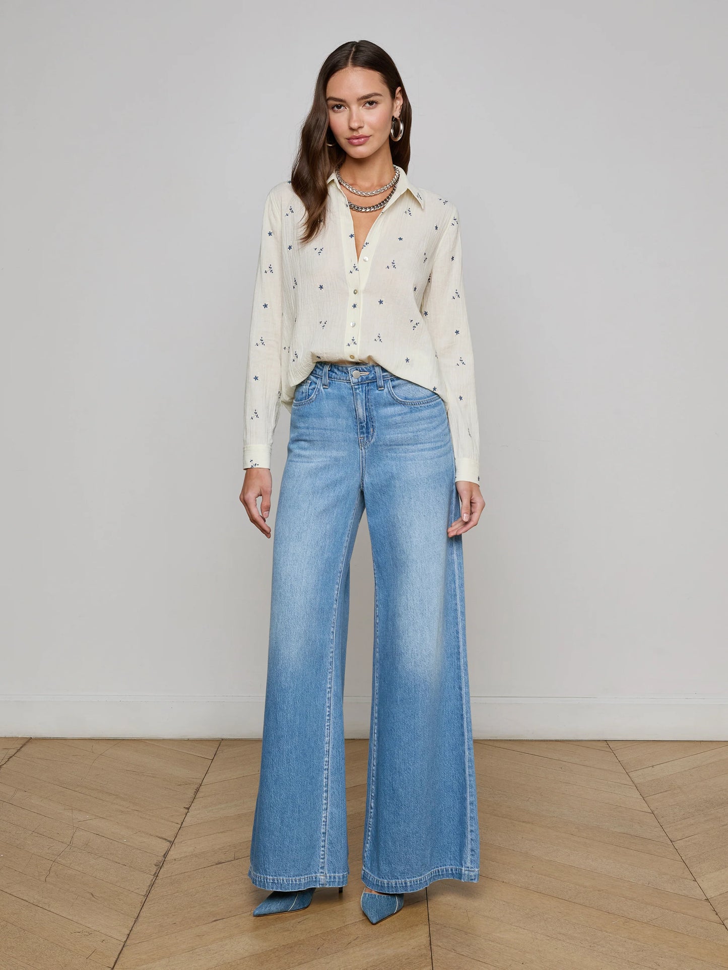 Laurent Embroidered Blouse