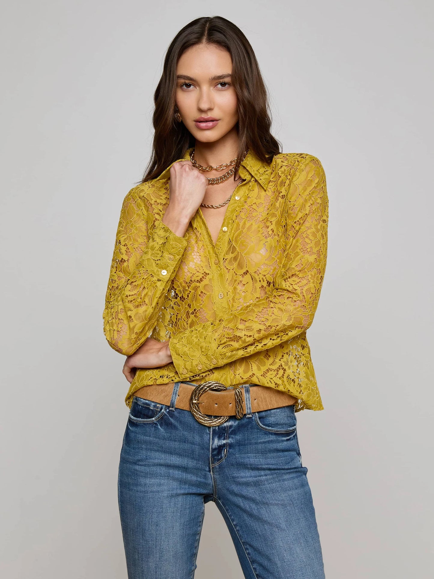 Maia Floral Lace Blouse